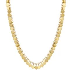 18K Gold Full Lotus Necklace