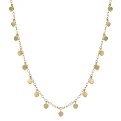 18K Gold Single Lotus Necklace