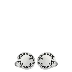 Men's Sterling Silver Four Immeasurables Cufflinks