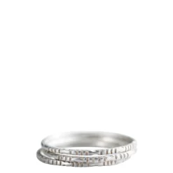 Men's Sterling Silver Moroccan Rings (Set of Three)