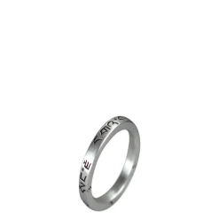 Men's Sterling Silver Square Four Immeasurables Ring