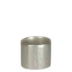 Men's Sterling Silver Wide Flattened Ring
