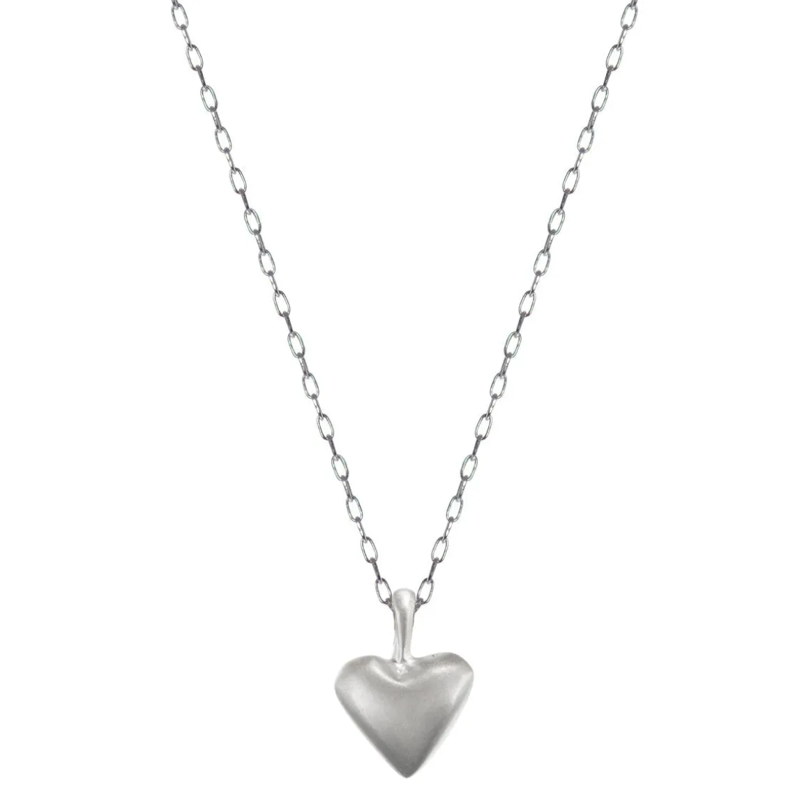 Sterling Silver Medium Heart Pendant