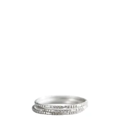 Sterling Silver Moroccan Rings (Set of Three)