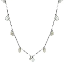 Sterling Silver Multi Hammered Discs on Chain