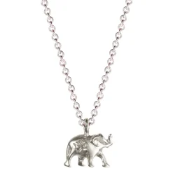 Sterling Silver Om Elephant Pendant