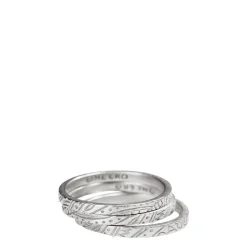 Sterling Silver Paisley Bands (Set of 3)