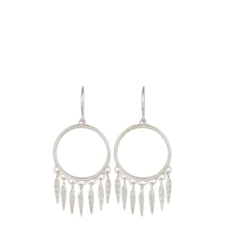 Sterling Silver Small Dream Catcher Earrings