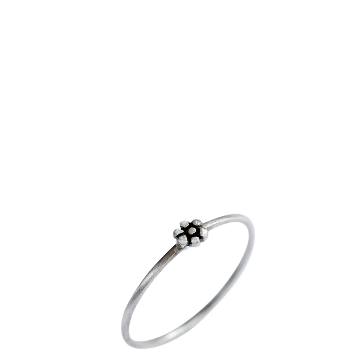 Sterling Silver Tiny Flower Ring